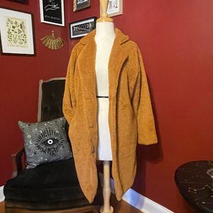 Teddy bear trench coat
